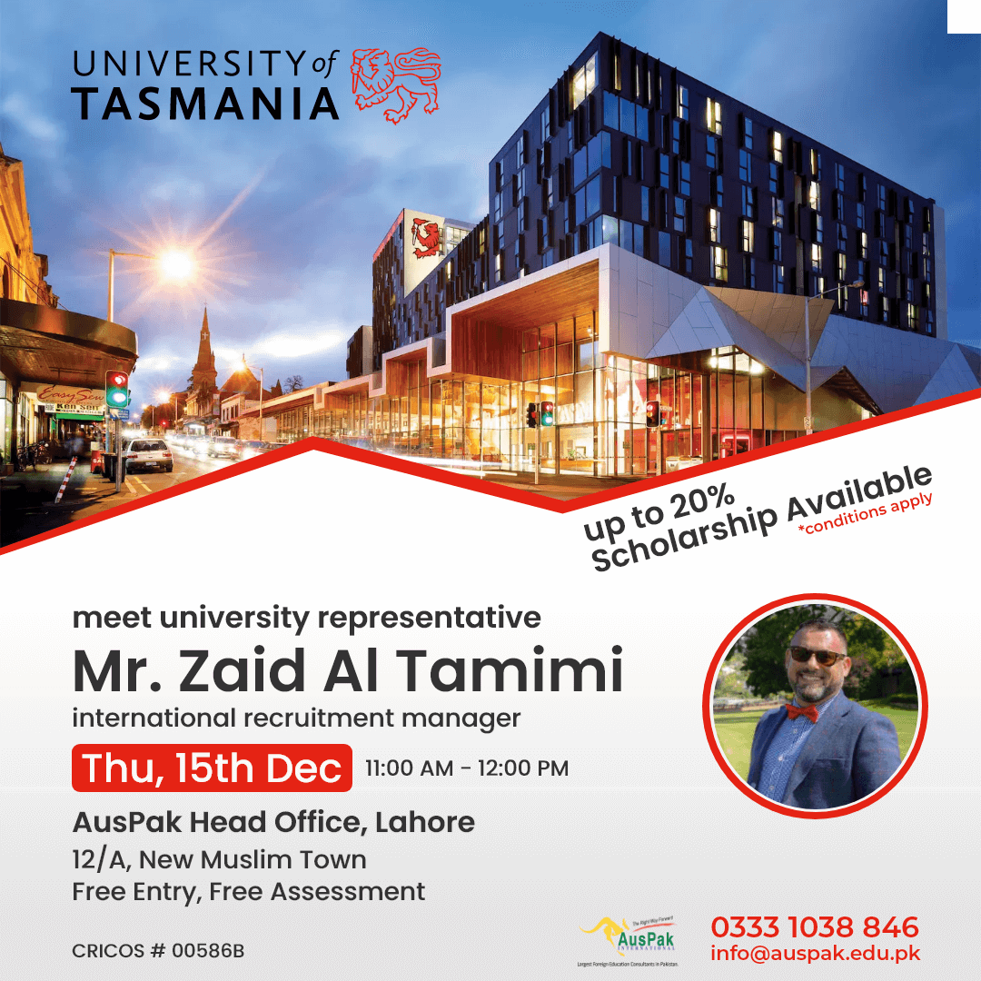 Meet University of Tasmania Official Representative